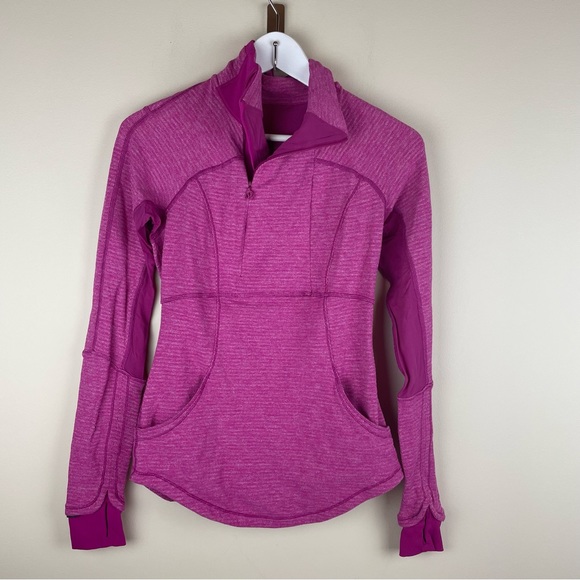 Lululemon Base Runner 1/2 Zip
Mini Check Pique Raspberry / Raspberry - Picture 7 of 14